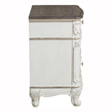 Cinderella Antique White Nightstand from Homelegance - Luna Furniture