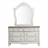 Cinderella Antique White Twin Poster Bed from Homelegance - Luna Furniture