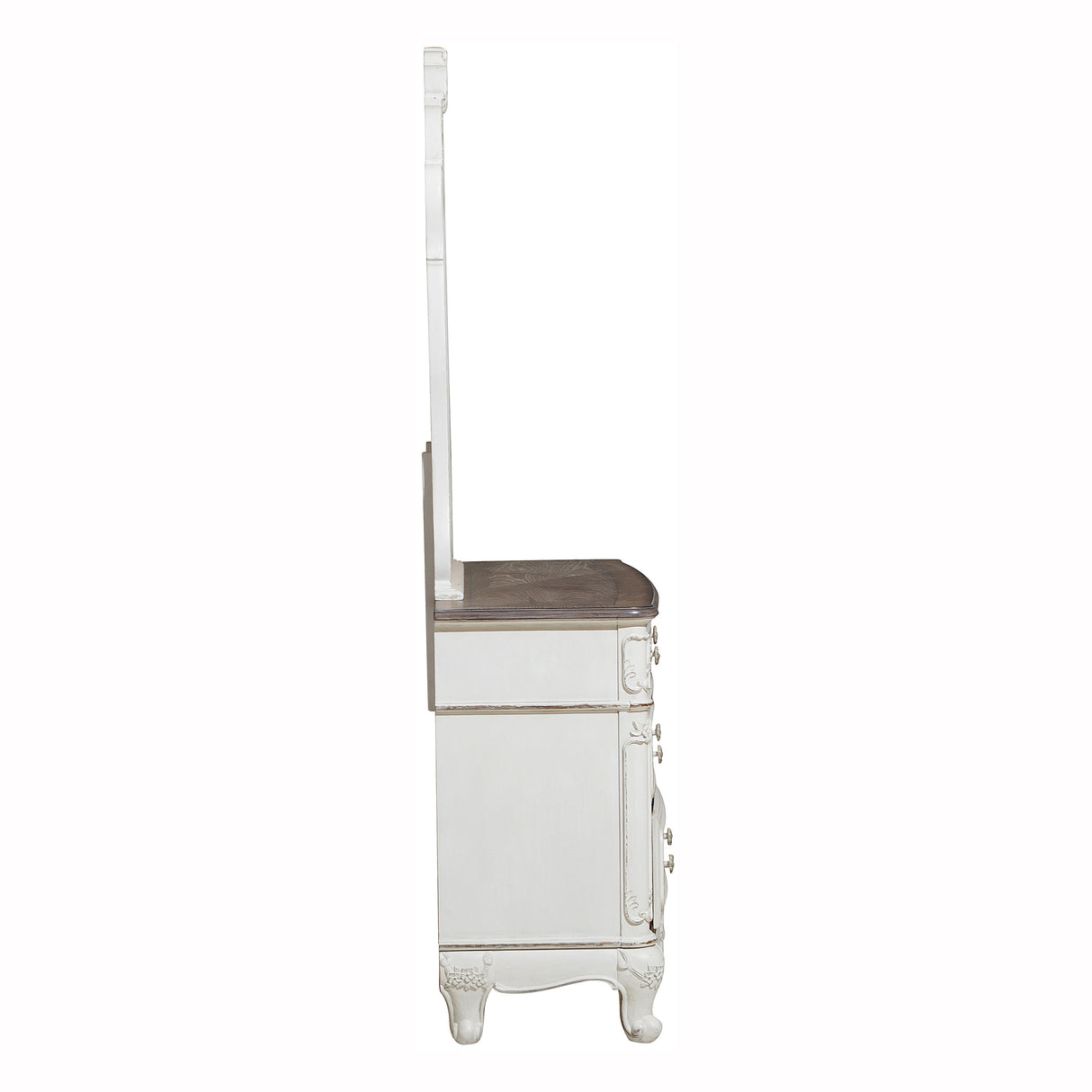 Cinderella Antique White Twin Poster Bed from Homelegance - Luna Furniture