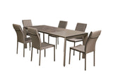 Dining table + 6x Chairs from ESF Furniture - Luna Furniture