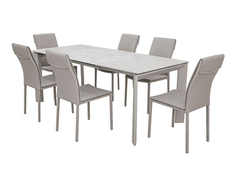 Dining table + 6x Chairs from ESF Furniture - Luna Furniture