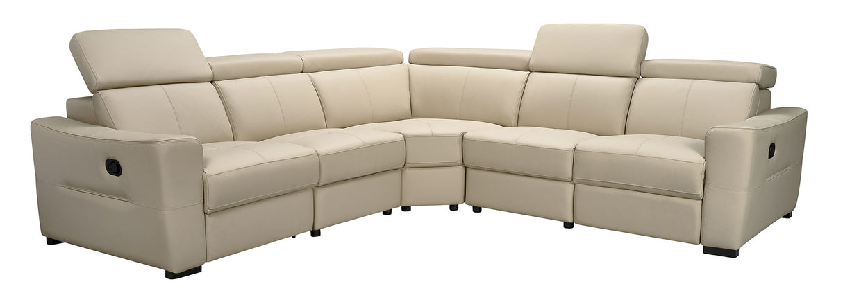 6021 Sectional w/ manual recliners from ESF Furniture - Luna Furniture