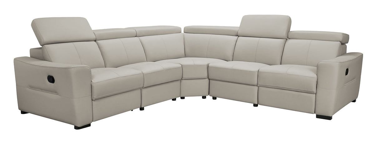 6021 Sectional w/ manual recliners from ESF Furniture - Luna Furniture
