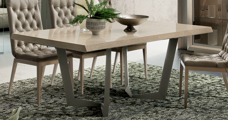 Elite Net Table Ivory 200 w/2 Extension from ESF Furniture - Luna Furniture