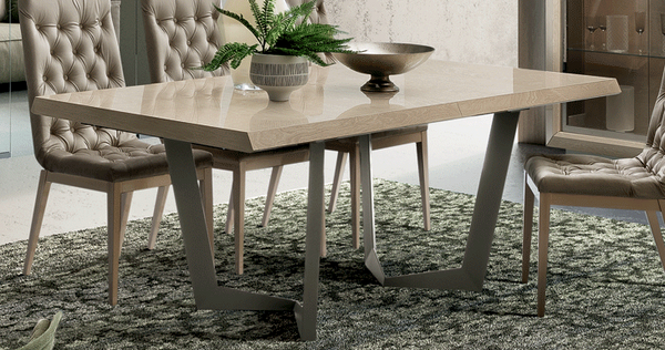 Elite Ivory Extendable Dining Table