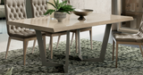 Elite Dining Ivory Comp 2 Betulla Sabbia Dining Table and 4 Chairs from ESF Furniture - Luna Furniture