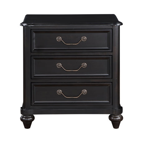 Herman Charcoal Brown 5-Piece Bedroom Set (Queen Bed, Nightstand, Dresser, Mirror, Chest) from Homelegance - Luna Furniture