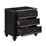 Herman Charcoal Brown 5-Piece Bedroom Set (Queen Bed, Nightstand, Dresser, Mirror, Chest) from Homelegance - Luna Furniture