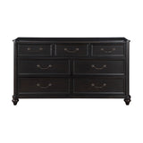 Herman Charcoal Brown 5-Piece Bedroom Set (Queen Bed, Nightstand, Dresser, Mirror, Chest) from Homelegance - Luna Furniture