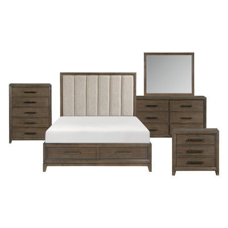 Cambridge Dark Walnut Nightstand from Homelegance - Luna Furniture