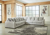Regent Park Pewter 5-Piece Sectional from Ashley - Luna Furniture