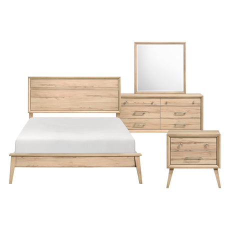 Marrin Natural Oak Queen Bed from Homelegance - Luna Furniture