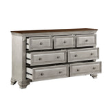 Marquette Gray/Brown Panel Bedroom Set from Homelegance - Luna Furniture