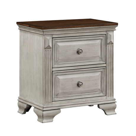 Marquette Gray/Brown Panel Bedroom Set from Homelegance - Luna Furniture