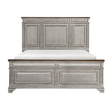 Marrin Natural Oak King Panel Bed from Homelegance - Luna Furniture