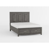 Garretson Gray 5-Piece Bedroom Set (Queen Bed, Nightstand, Dresser, Mirror, Chest) from Homelegance - Luna Furniture