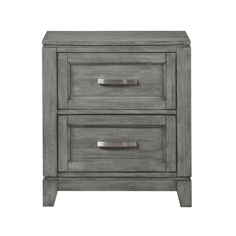 Garretson Gray Queen Storage Platform Bed from Homelegance - Luna Furniture