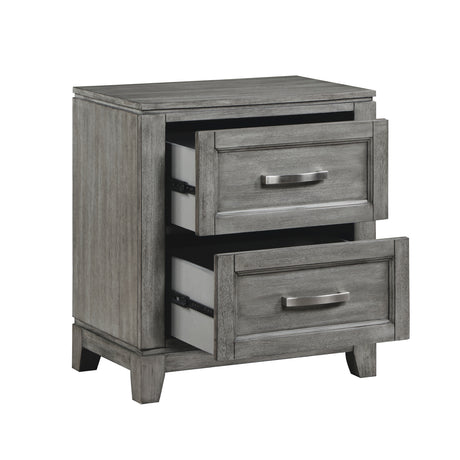 Garretson Gray Queen Storage Platform Bed from Homelegance - Luna Furniture