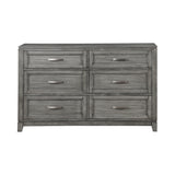 Garretson Gray Queen Storage Platform Bed from Homelegance - Luna Furniture