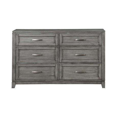 Garretson Gray Queen Storage Platform Bed from Homelegance - Luna Furniture
