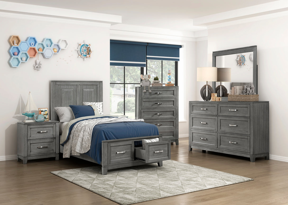 Garretson Gray Chest from Homelegance - Luna Furniture