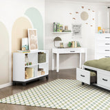 Garretson White Bookcase from Homelegance - Luna Furniture