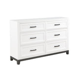 Garretson White Mirror (Mirror Only) from Homelegance - Luna Furniture