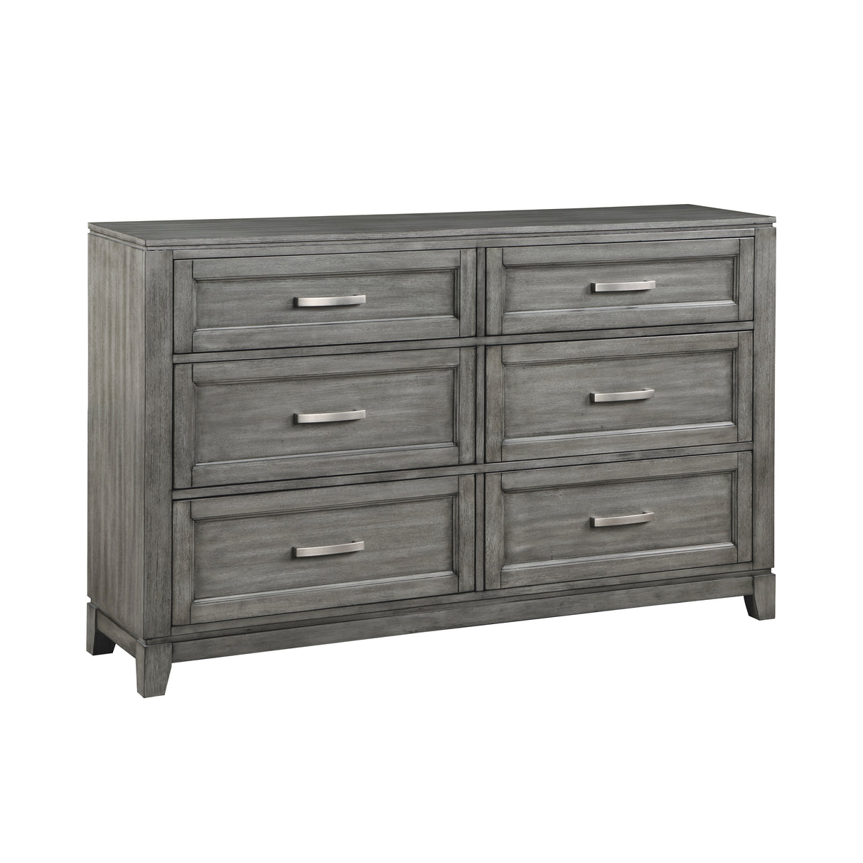 Garretson Gray 5-Piece Youth Bedroom Set (Twin Bed, Nightstand, Dresser, Mirror, Chest) from Homelegance - Luna Furniture