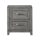 Garretson Gray 5-Piece Youth Bedroom Set (Twin Bed, Nightstand, Dresser, Mirror, Chest) from Homelegance - Luna Furniture