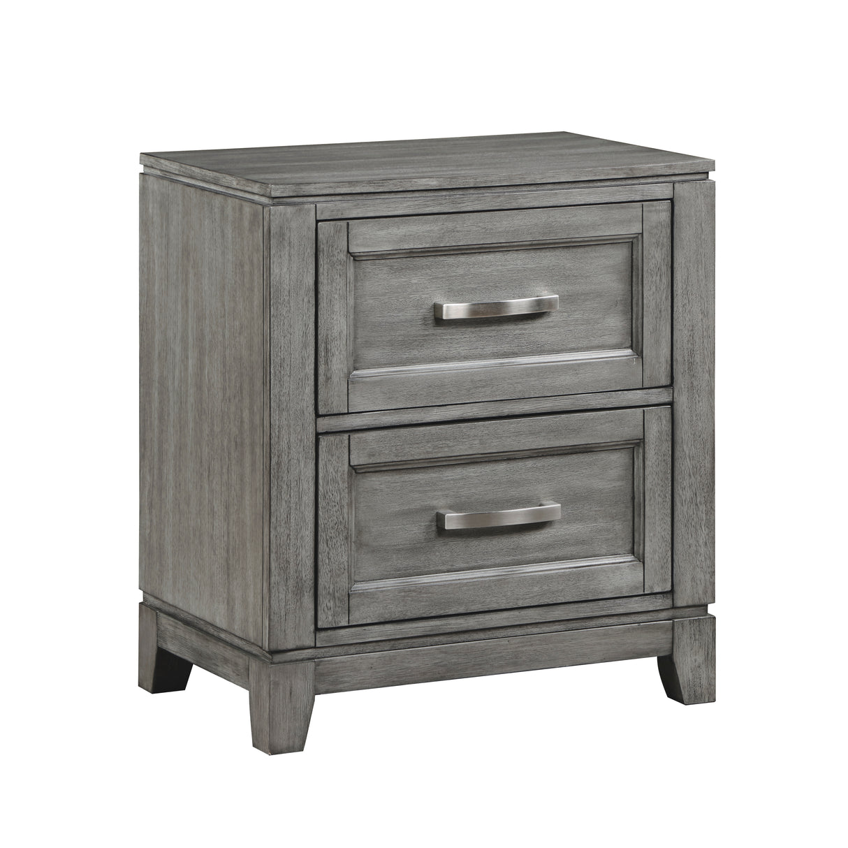 Garretson Gray 5-Piece Youth Bedroom Set (Twin Bed, Nightstand, Dresser, Mirror, Chest) from Homelegance - Luna Furniture