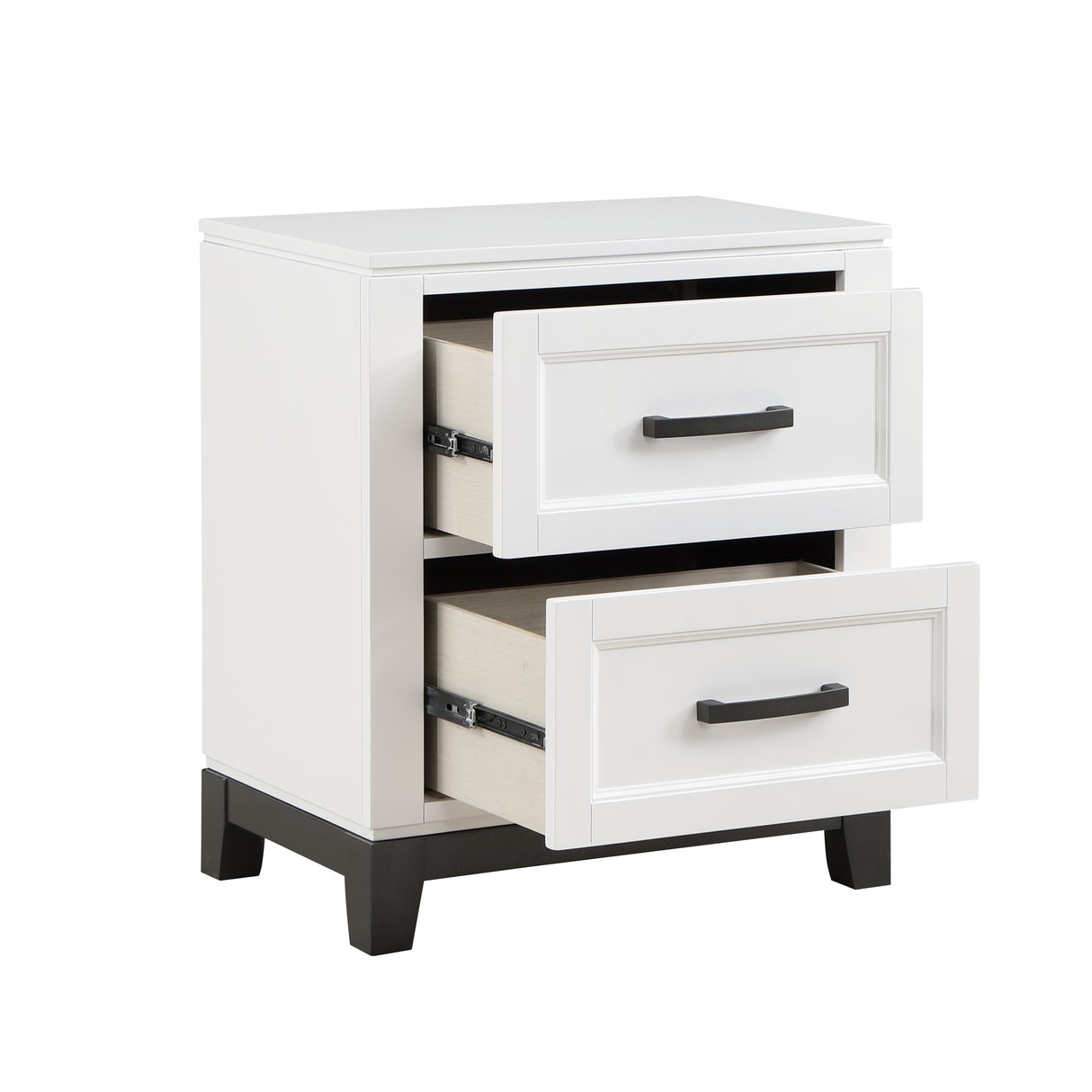 Garretson White 5-Piece Bedroom Set (Queen Bed, Nightstand, Dresser, Mirror, Chest) from Homelegance - Luna Furniture