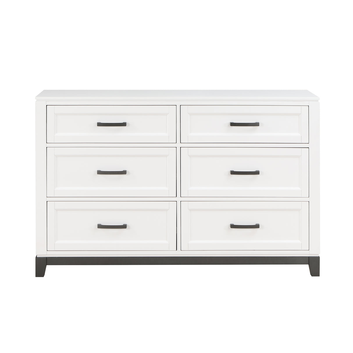 Garretson White 5-Piece Bedroom Set (Queen Bed, Nightstand, Dresser, Mirror, Chest) from Homelegance - Luna Furniture
