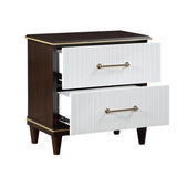 Garretson White 5-Piece Youth Bedroom Set (Twin Bed, Nightstand, Dresser, Mirror, Chest) from Homelegance - Luna Furniture