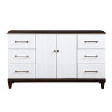 Garretson White 5-Piece Youth Bedroom Set (Twin Bed, Nightstand, Dresser, Mirror, Chest) from Homelegance - Luna Furniture