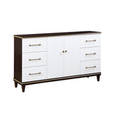 Garretson White 5-Piece Youth Bedroom Set (Twin Bed, Nightstand, Dresser, Mirror, Chest) from Homelegance - Luna Furniture