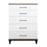 Niles White/Cherry Mirror (Mirror Only) from Homelegance - Luna Furniture