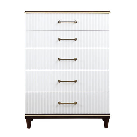 Niles White/Cherry Mirror (Mirror Only) from Homelegance - Luna Furniture