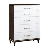 Niles White/Cherry Mirror (Mirror Only) from Homelegance - Luna Furniture