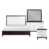 Garretson White 5-Piece Youth Bedroom Set (Twin Bed, Nightstand, Dresser, Mirror, Chest) from Homelegance - Luna Furniture