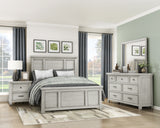 Providence Light Gray Queen Bed from Homelegance - Luna Furniture