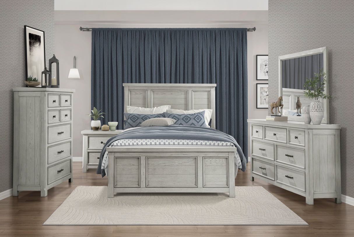 Providence Light Gray Queen Bed from Homelegance - Luna Furniture