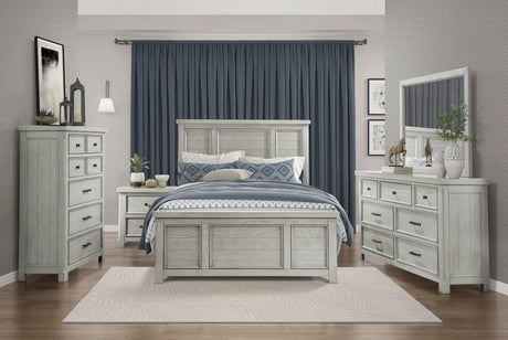 Providence Light Gray Queen Bed from Homelegance - Luna Furniture