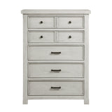 Providence Light Gray 5-Piece Bedroom Set (Queen Bed, Nightstand, Dresser, Mirror, Chest) from Homelegance - Luna Furniture