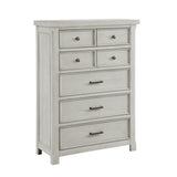 Providence Light Gray 5-Piece Bedroom Set (Queen Bed, Nightstand, Dresser, Mirror, Chest) from Homelegance - Luna Furniture