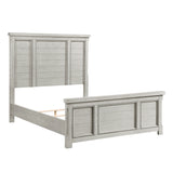 Providence Light Gray 5-Piece Bedroom Set (Queen Bed, Nightstand, Dresser, Mirror, Chest) from Homelegance - Luna Furniture