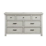 Providence Light Gray 5-Piece Bedroom Set (Queen Bed, Nightstand, Dresser, Mirror, Chest) from Homelegance - Luna Furniture