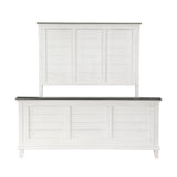 Chesterton Antique White/Dark Brown California King Bed from Homelegance - Luna Furniture