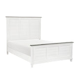 Chesterton Antique White/Dark Brown California King Bed from Homelegance - Luna Furniture