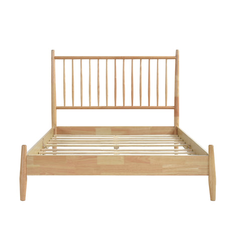 Brickell Natural Full Platform Bed from Homelegance - Luna Furniture