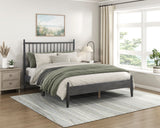 Brickell Gray Full Platform Bed from Homelegance - Luna Furniture